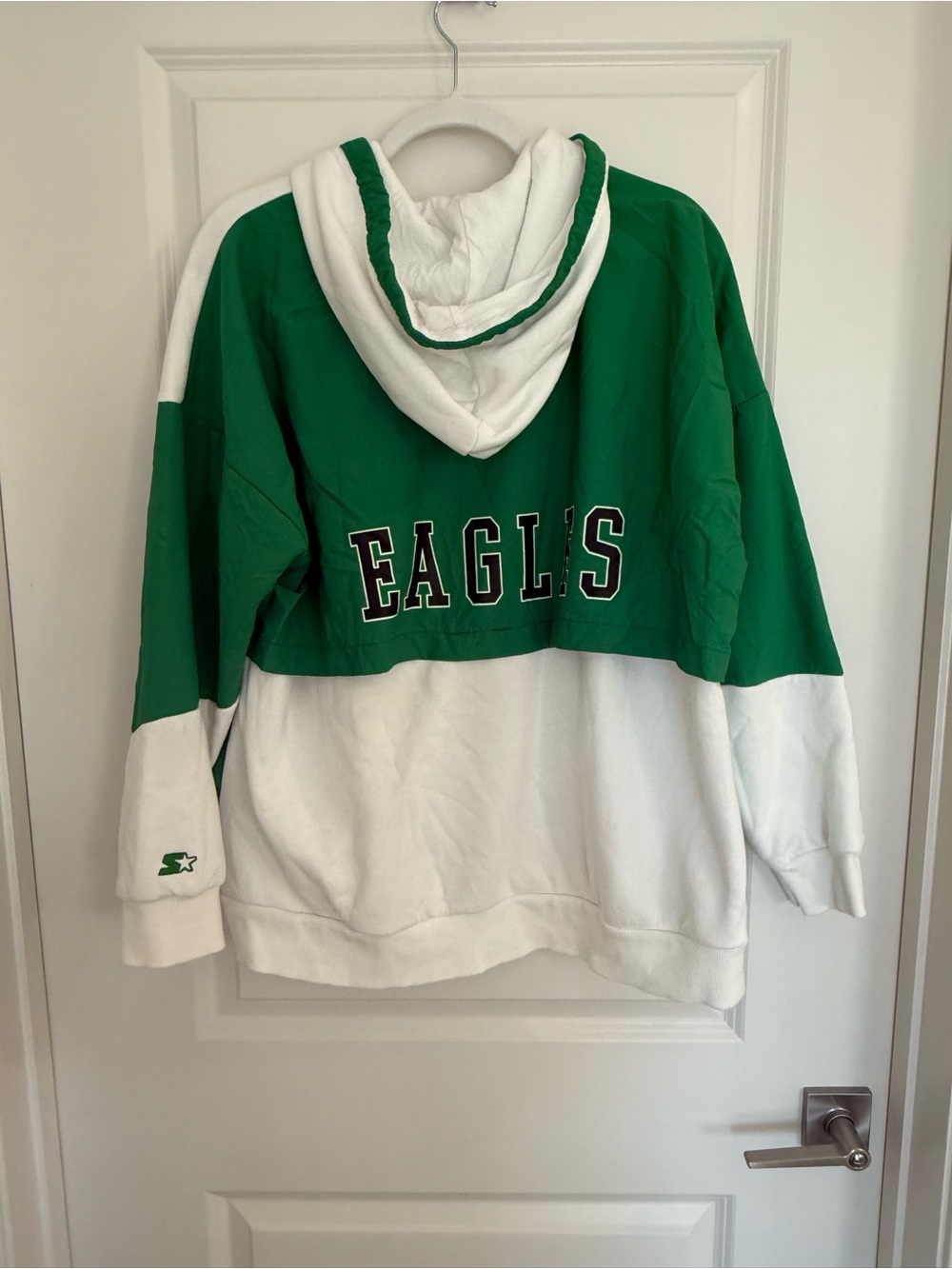 Starter Women’s Eagles Hooded Zip-Up Sweatshirt Jacket - Picture 2 of 9